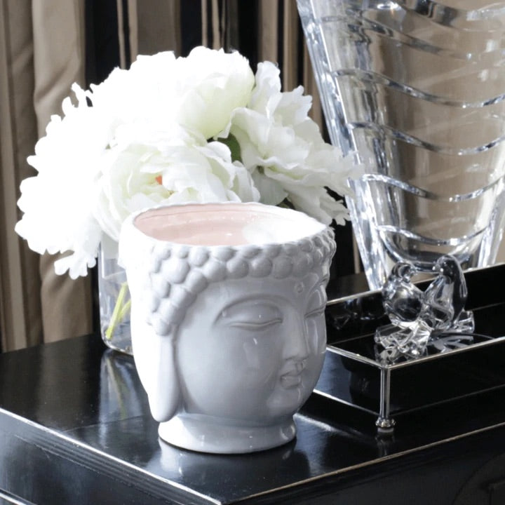 White Buddha 3-Wick Scented Candle